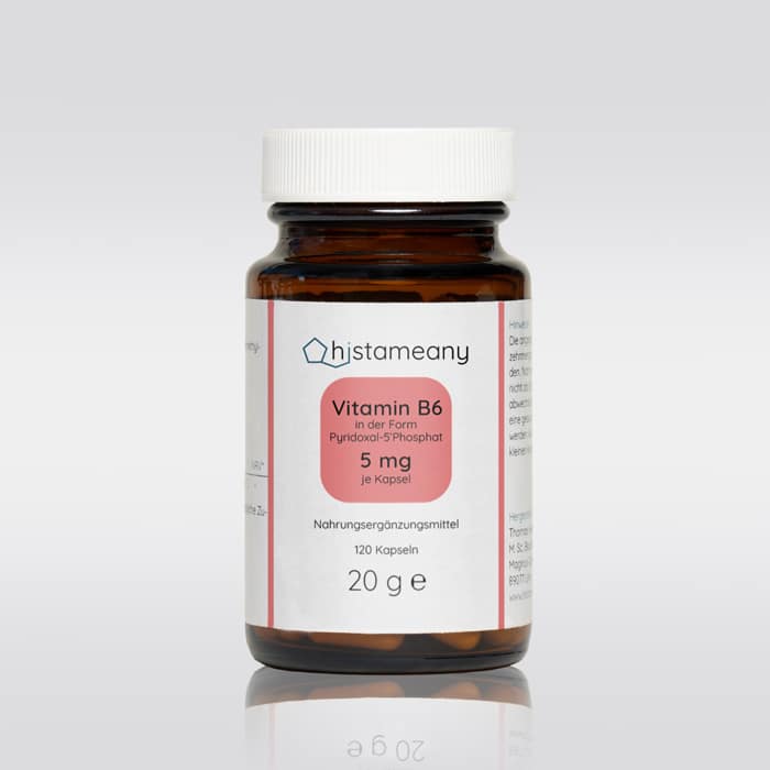 Vitamin B6 5 mg P5P Pyridoxal-5'-phosphat Kapseln Histaminintoleranz