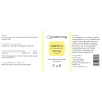 Vitamin C Reinstoff Calciumascorbat gepuffert Histaminintoleranz