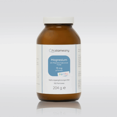 Magnesiumgluconat Family Glas Löffel Kinder Ohne Aroma Ohne Zusätze Histaminintoleranz