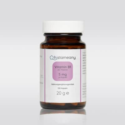 Vitamin B1 Kapseln 5 mg Thiamin Vitamin B1 Mangel Beriberi Histaminintoleranz Histameany Laborgeprüft