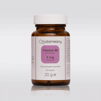 Vitamin B1 Kapseln 5 mg Thiamin Reinstoff Histaminintoleranz laborgeprüft